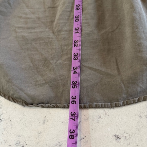 Love Fire Women’s Shirt Dress Size M Olive Green - Picture 7 of 7